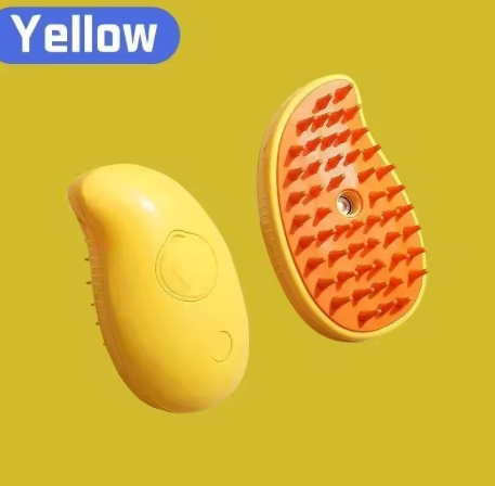 Electric Cat Steam Brush – 3-in-1 Pet Grooming Comb with Water Spray