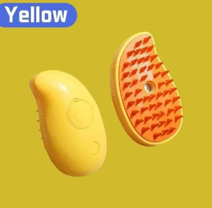 Electric Cat Steam Brush – 3-in-1 Pet Grooming Comb with Water Spray