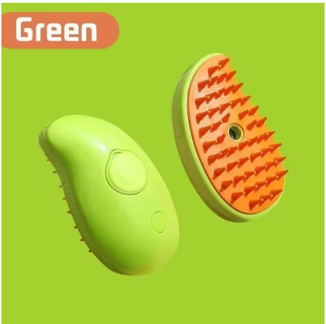 Electric Cat Steam Brush – 3-in-1 Pet Grooming Comb with Water Spray