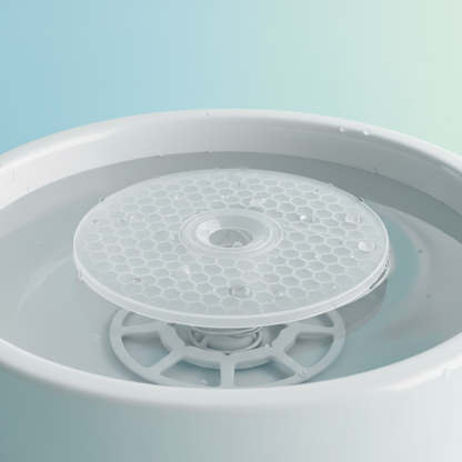 Anti-spill plate detail