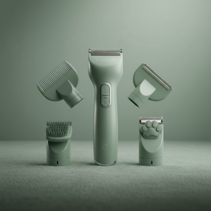 4-in-1 electric pet grooming kit product shot