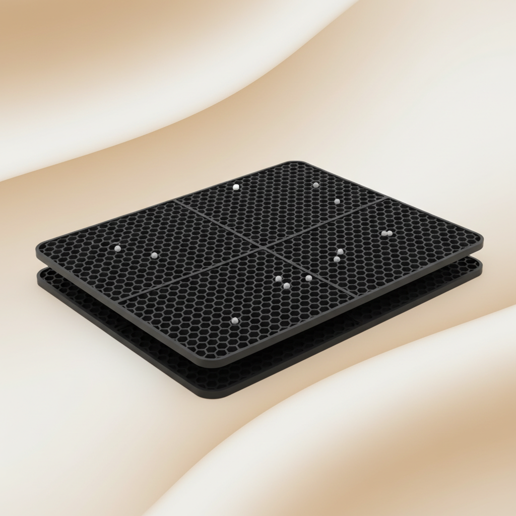 Cat litter trapping mat warm gradient product shot