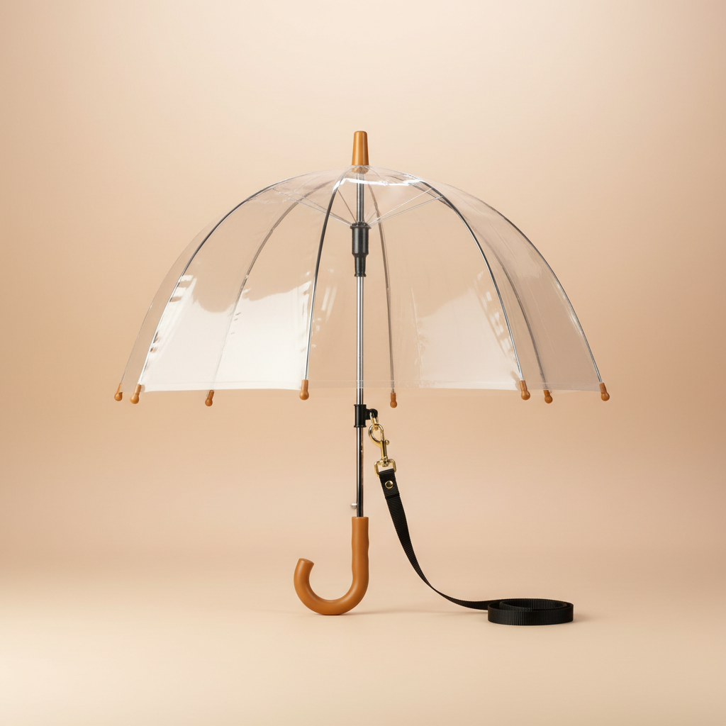 Dog umbrella product shot