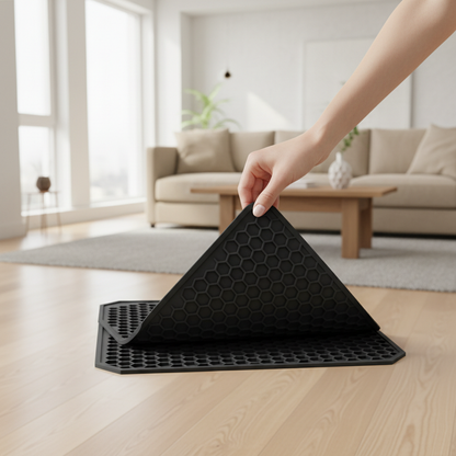 Cat litter mat lifestyle airy home