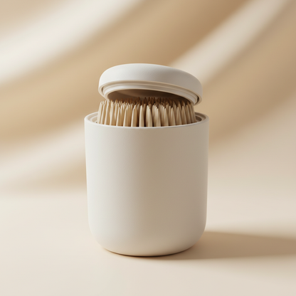 Dog paw cleaner product shot warm gradient